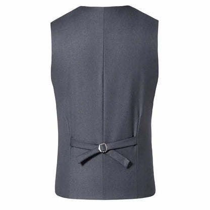 Suit Men's (Blazer+ Vest + Trousers) Fashionable Business Solid-color Wedding British-style Workwear, Casual Performance Suit