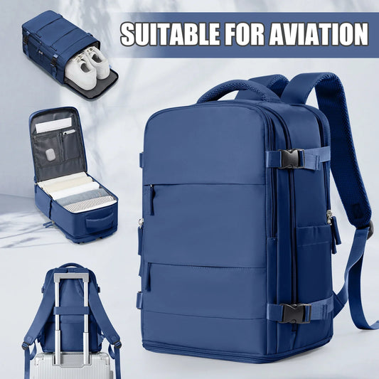 Travel Backpack for Women Men, Ryanair Backpack 40x20x25 Cabin Airplane Luggage EasyJet 45x36x20 Backpack Business Laptop Bag