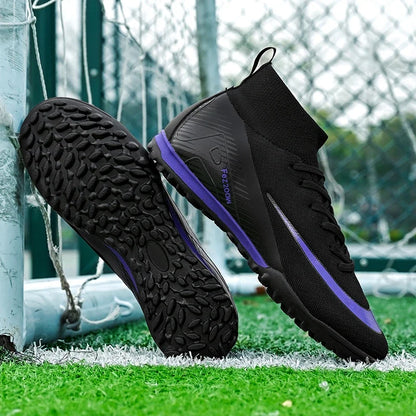 New Men Football Boots Match Outdoor Long Spikes Soccer Shoes Cleats Comfortable Training Sport Adult Breathable Boys Non Slip