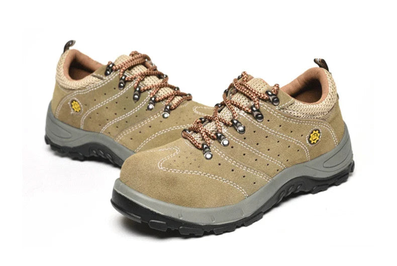 Summer Breathable Labor Protection Shoes Welding Work Shoes Anti Smashing Anti Piercing Lightweight Comfortable Footwear