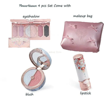 All In One Makeup Set Gift Box Garden Cushion Cream Foundation Matte Blush Long Lasting Velvet Lip Cream With Bag