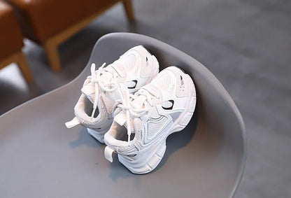 Children's Sports Casual Shoes for Boys and Girls Breathable Mesh Running Shoes Kids Basketball Shoes Lightweight Comfortable