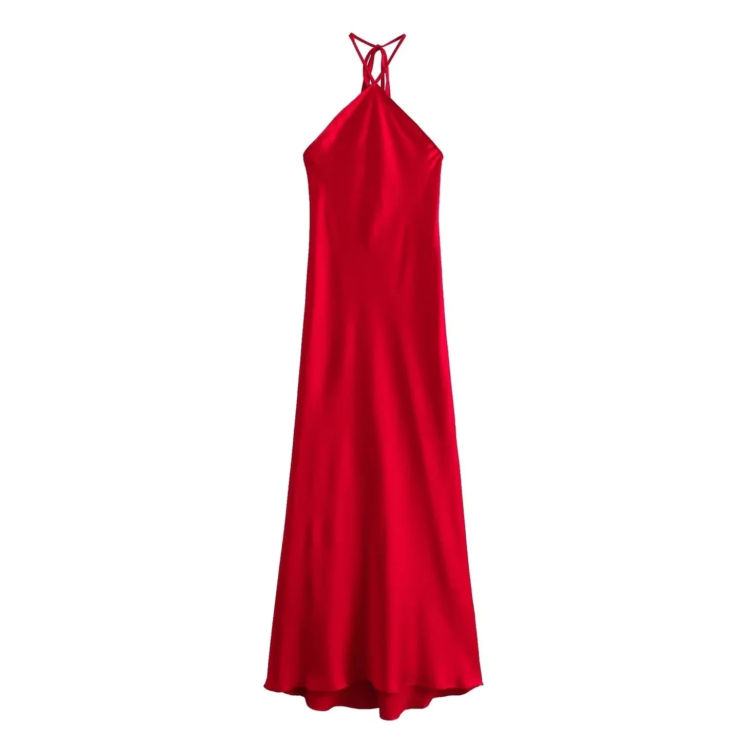 Long Dresses for Women Backless Satin Dress Woman Off Shoulder Sexy Midi Dresses Elegant Evening Party Dress