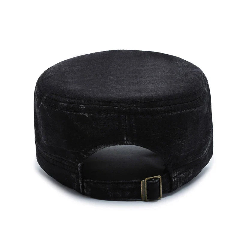 Men Women Army Hat Washed Cotton Military Hats Cadet Style Combat Caps
