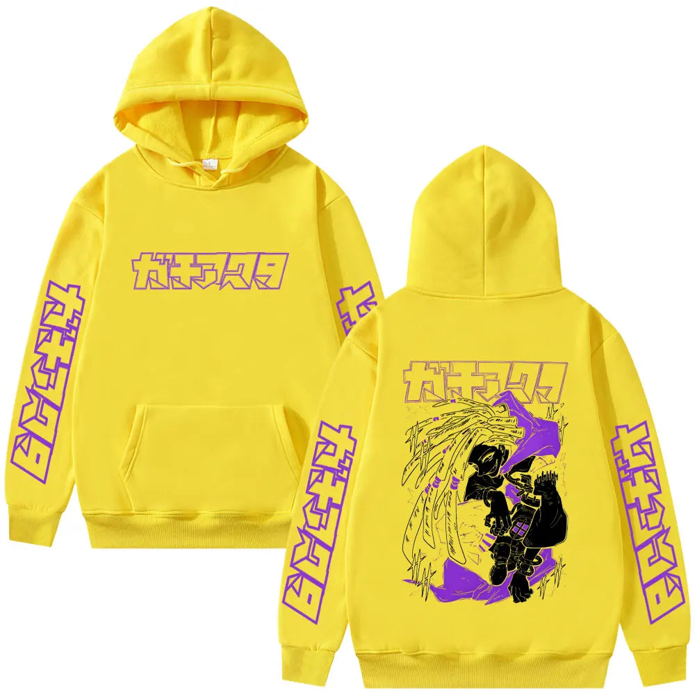 Hoodie Men Women Manga Retro Oversized Hooded Sweatshirt Unisex Fashion Trend Oversized Pullover Hoodies