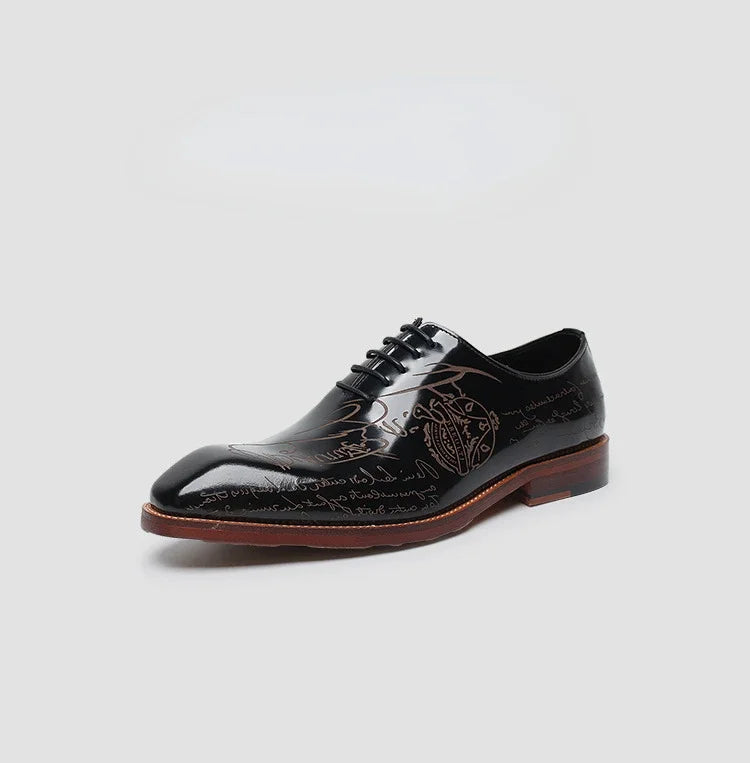 New Patent Leather Mens Formal Shoes Luxury Handmade Comfortable Genuine Leather Designer Green Blue Wedding Social Shoes Man