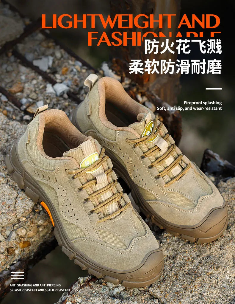 Anti-smashing Anti-piercing Light Work Just Baotou Men's Protective Electric Welding Labor Insurance Shoes