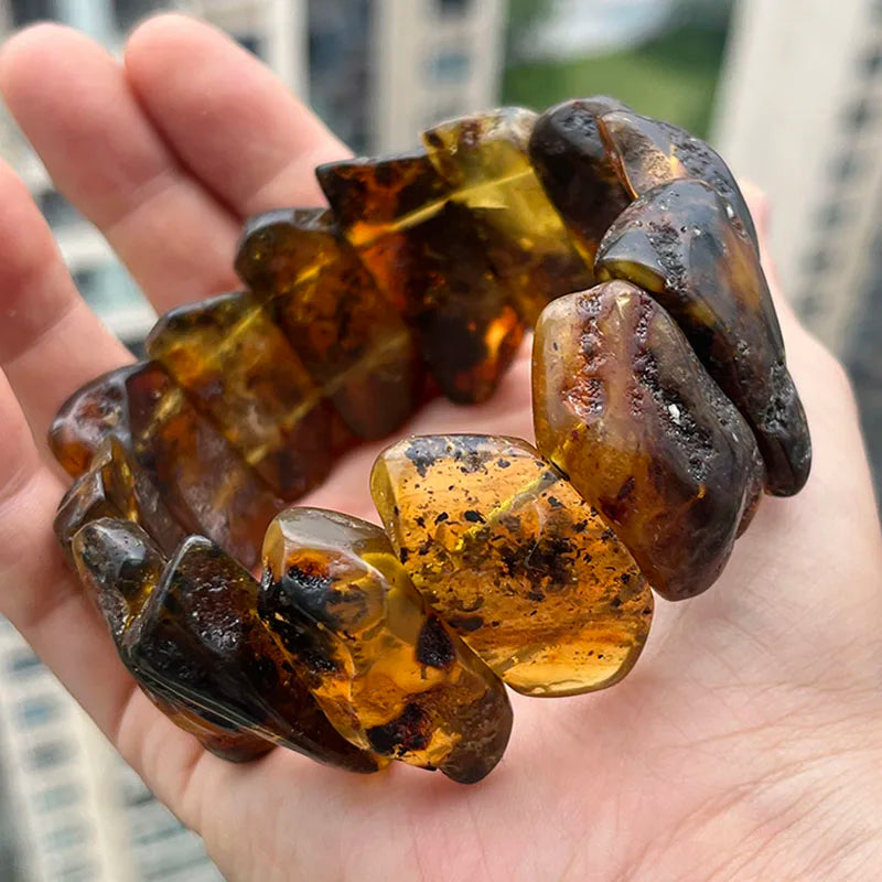 New Amber Bracelet&Bangle for Unisex Gogerous Gift 100% Natural Genuine Bead Factory Baltic Stone Europe Unique Jewelry Supplier