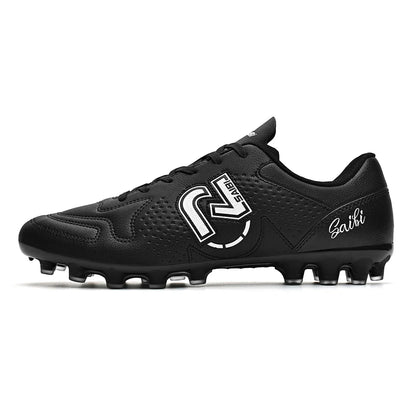 Low-top, studded soccer shoes, unisex, TF and FG, slip-resistant and wear-resistant, available in 4 colors to choose from.
