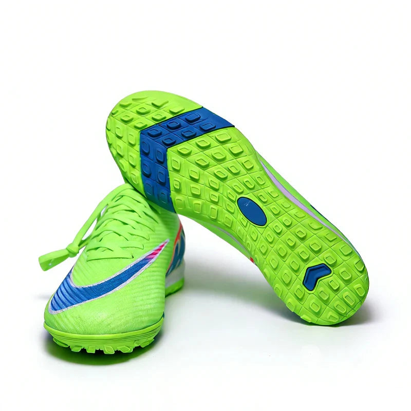Professional Mens Soccer Shoes Flexible Turf Soccer Cleats for Boys Sneakers TF/FG Training Football Boots Chuteira Campo 35-45