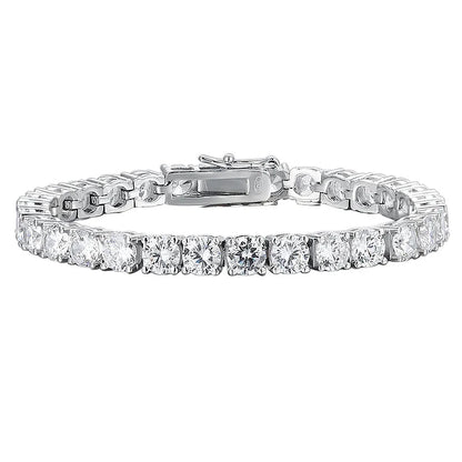 5mm Moissanite Tennis Bracelet Necklace For Women 925 Sterling Silver D VVS1 Lab Diamond with GRA Certificate Jewelry