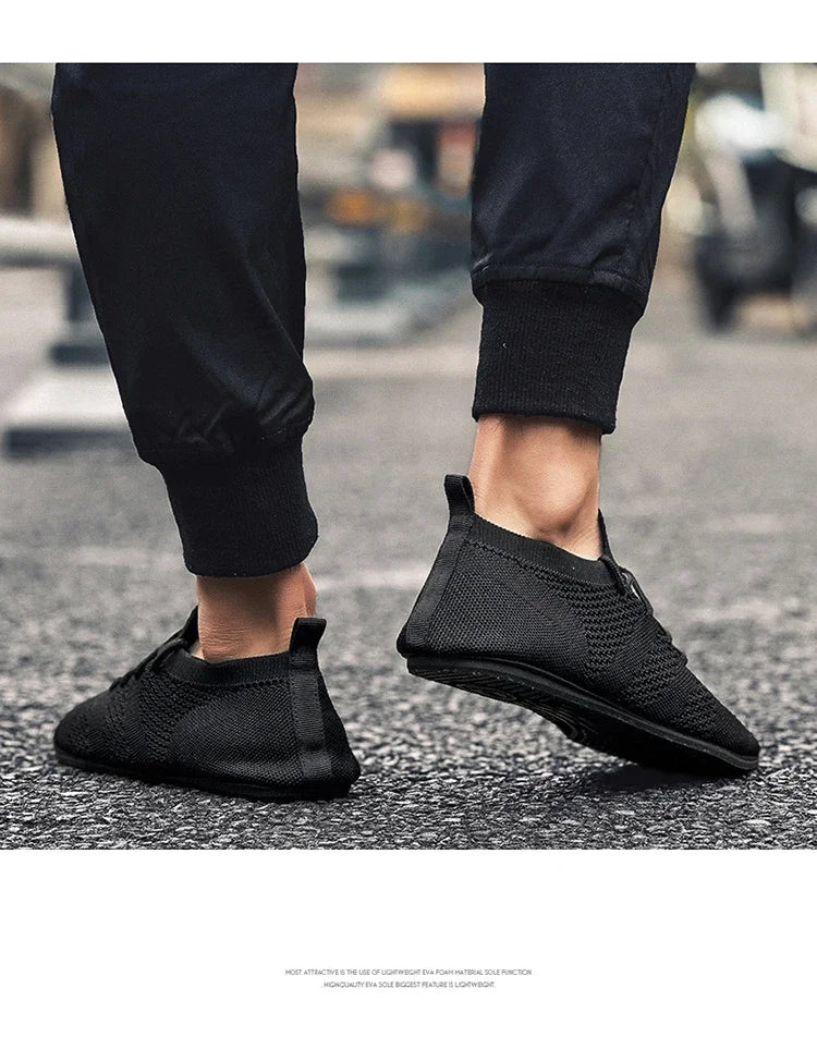 Male Summer Driving Shoes Flat Breathable Fashion Walking Shoes Mens High Quality Mesh Comfortable Soft Sole Casual Loafers