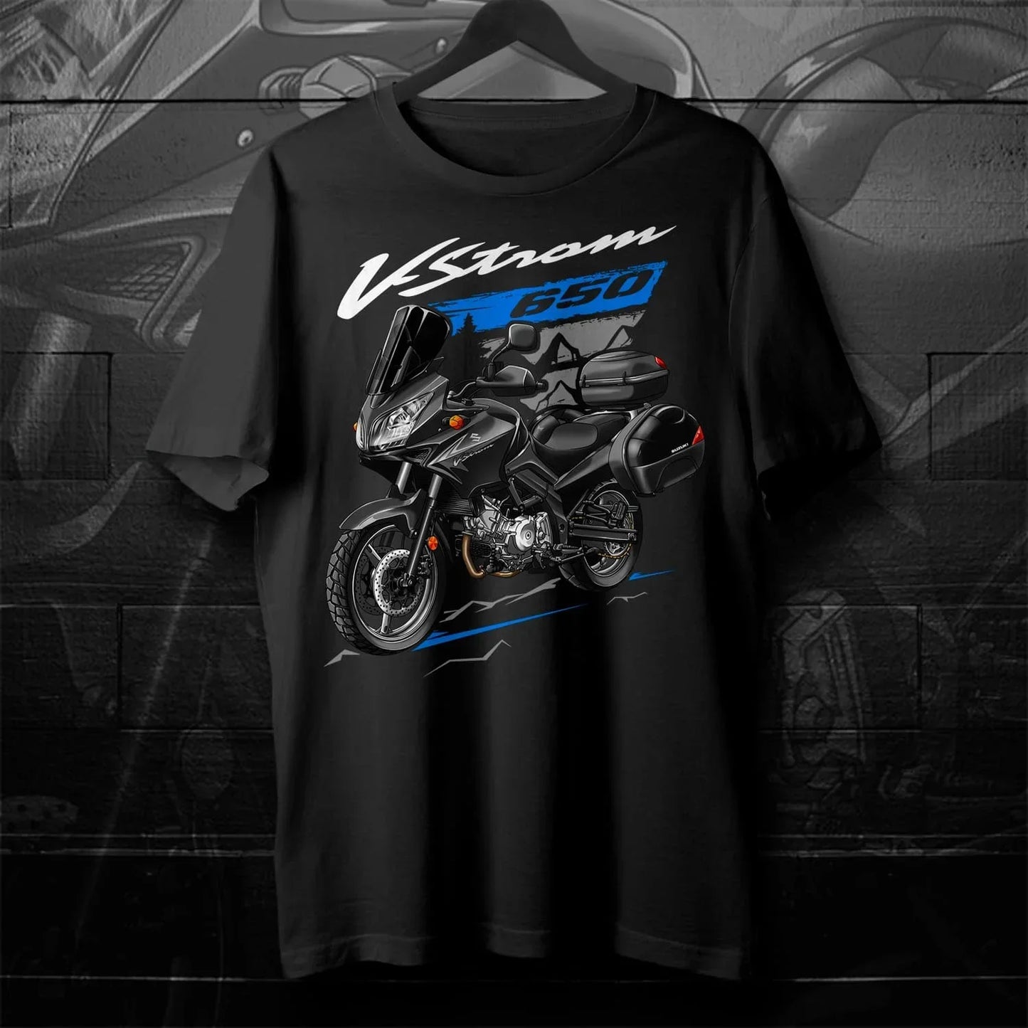 Classic Japanese 2004-2011 Models V-Strom 650 Motorcycle T-Shirt 100% Cotton O-Neck Short Sleeve Summer Casual Mens T-shirt