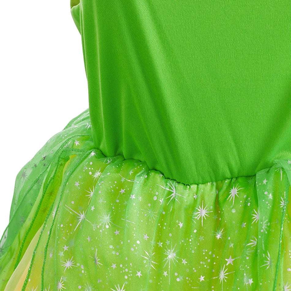 Children Princess Fancy Costume Elsa Party Carnival White Dress Up for Girl Christmas Birthday Cosplay Belle Snowflake Vestidoes