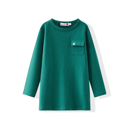 Family clothes with pockets summer label design children's boy and girls dress shirts baby set teenage skirt set