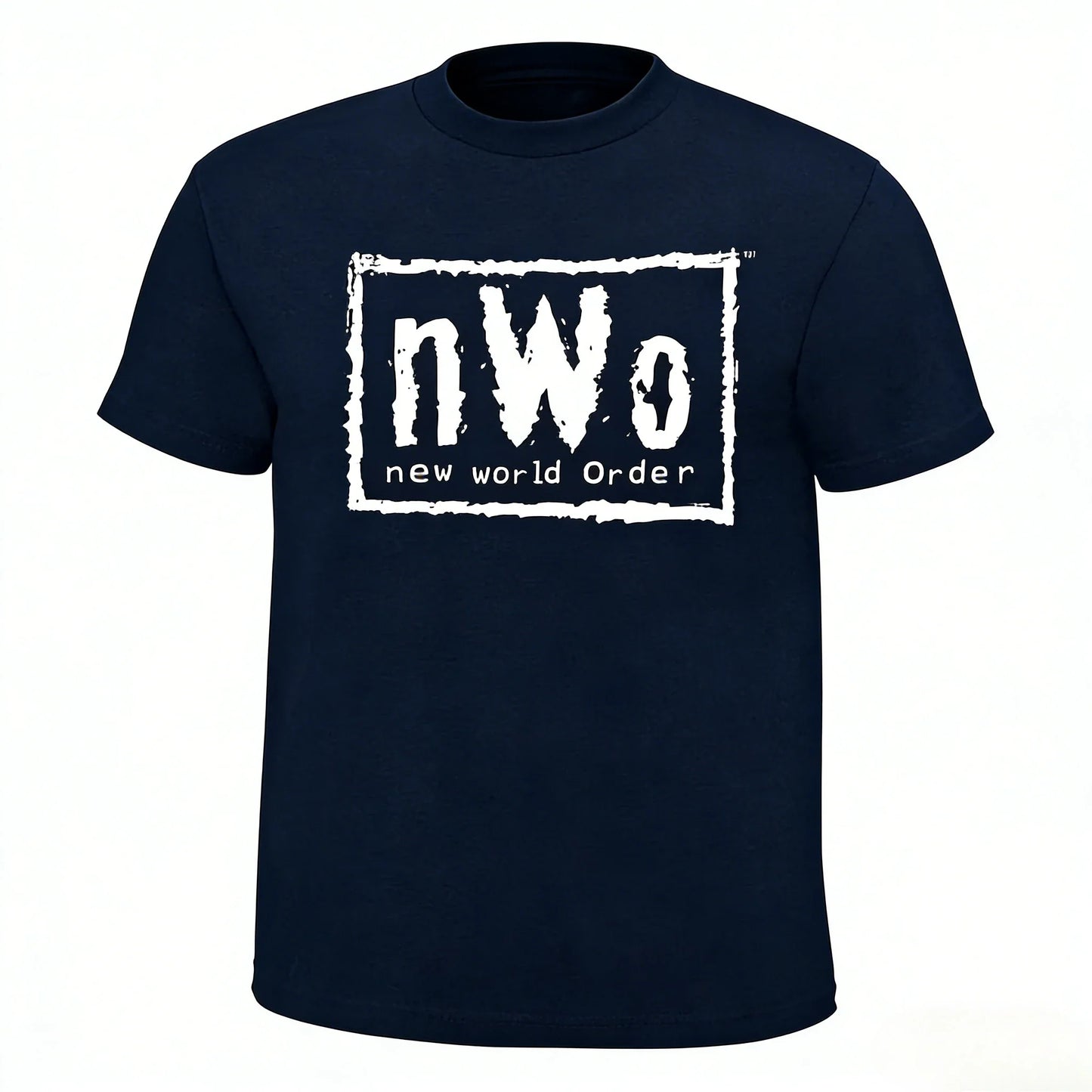 New nWo The Third Man 100%cotton men's shirt oversized Retro Print graphics shirts summer Women's Y2k O-neck Streetwear Tshirt