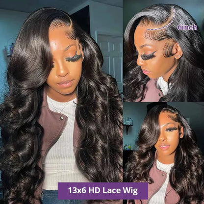30 40 Inch 13x6 13x4 Body Wave Human Hair Wigs For Black Women 4x4 5x5 Glueless Wigs Human Hair 360 Lace Frontal Wig Pre Cut