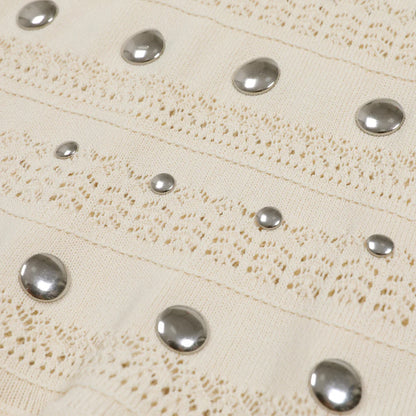 High Quality Elastic Knitted New Fashionable Round Neck Luxurious Hot Plate Sleeveless Slim Fit Women's Dress