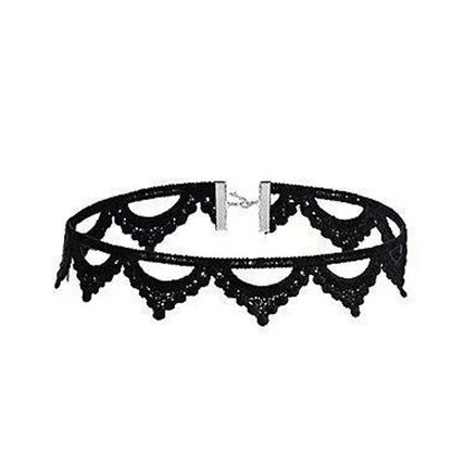Punk Black Sexy Lace Chokers Necklace For Women Fashion Retro Clavicle Chain Halloween Collar Choker Steampunk Gifts