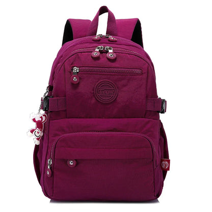 Large Nylon Waterproof Backpack Travel Rucksack for Women School Bags Mochilas Mujer Kids Girls 2026