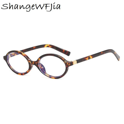 Oval Sunglasses Women Luxury Brand Designer Small Oval Anti Blue