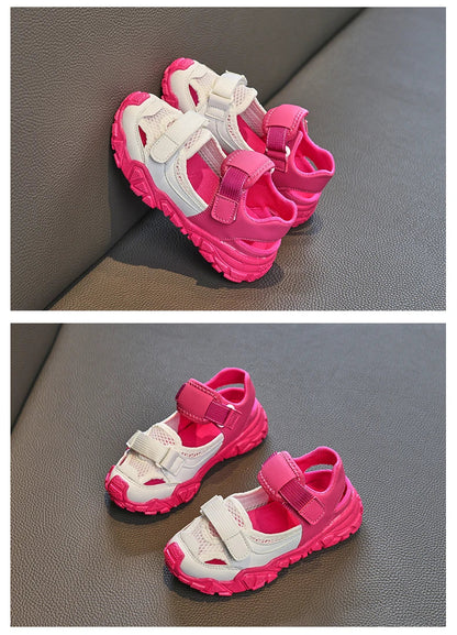 Children Shoes Sport Breathable Boys Sneakers Brand Kids Sandals for Girl Trainers PEclass Casual Child Flat Tennis Shoes E05313