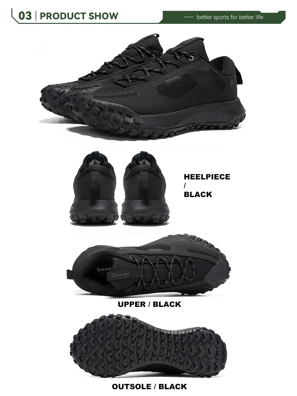 Hiking Shoes Men Outdoor Waterproof Camping Resistant Non Slip Sneakers Male Casual Lightweight Lace-Up Walking Shoes