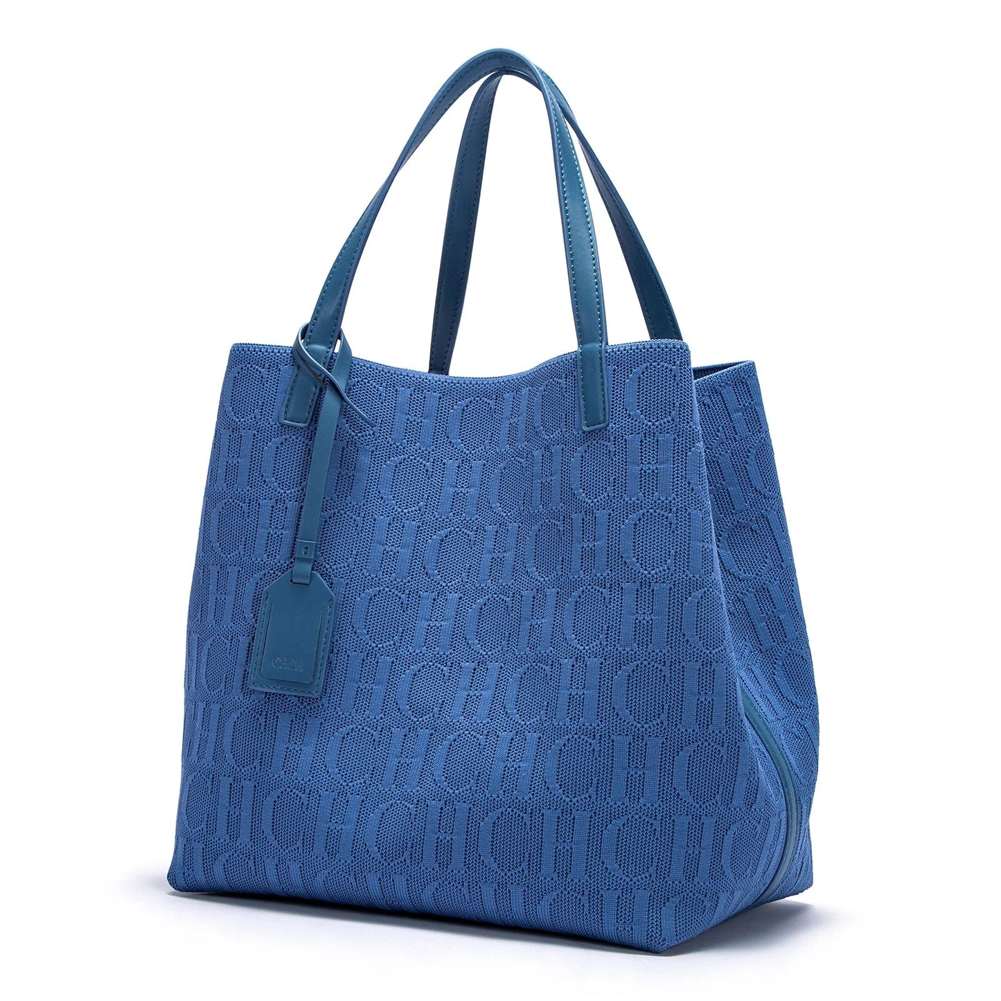 Tote Bag New Large Capacity Black Simple Knitted Shopping Bag 27*20*28cm