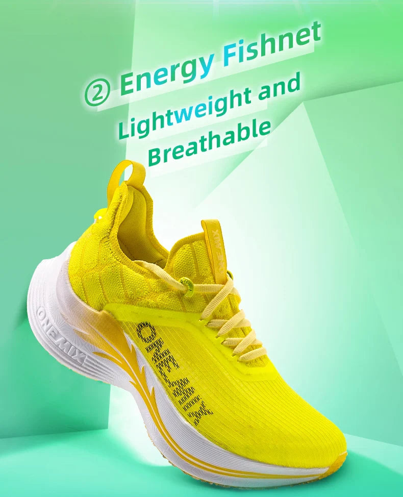 Carbon Plate Marathon Running Racing Shoes Professional Stable Support Shock-relief Ultra-light Rebound Sport Sneakers