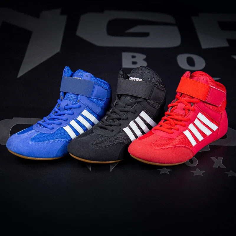 Training Wrestling Shoes Men female Fitness Boxing Shoes Mesh Breathable Boxing Shoes Men High Quality Wrestling Shoes