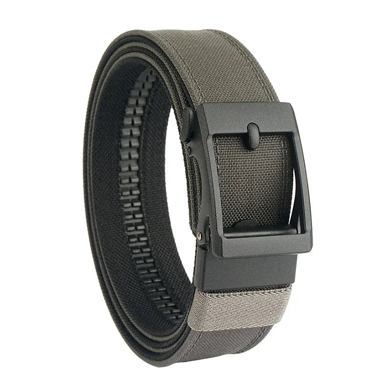 New Hard Tactical Belt for Men Metal Automatic Buckle IPSC Gun Belt 1100D Nylon Military Belt Outdoor Sports Girdle Male