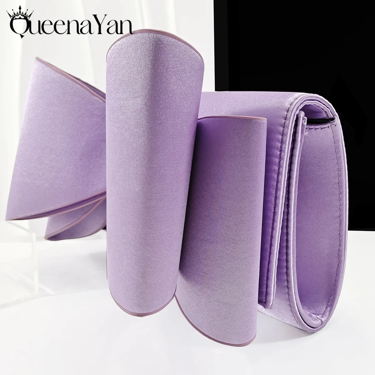 Fashion Newest Arrival Lilac Pointed Toe Women Heel Shoes Matching Bag Set for Ladies Wedding Party Pump