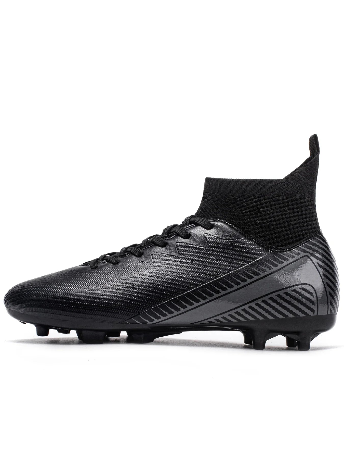 Breathable AG FG football shoes PU Fabric Mesh Upper TPU Wear-resistant Sole Non-slip Design For Kids Youth Daily Play