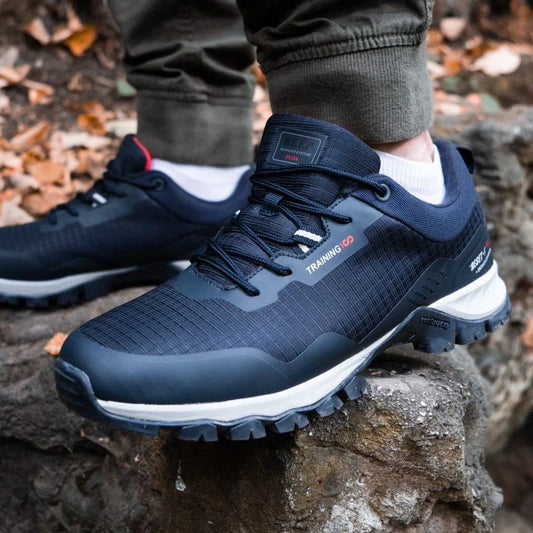 Men Non-Slip Sneakers Wear-Resistant Hiking Shoes Men Anti Splash Water Outdoor Sneakers Male Comfort Walking Shoes