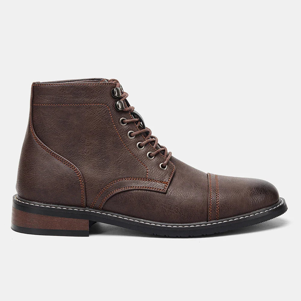 Size 8-13 Retro Men Boots 2025 Fashion Comfortable Spring Leather Boots