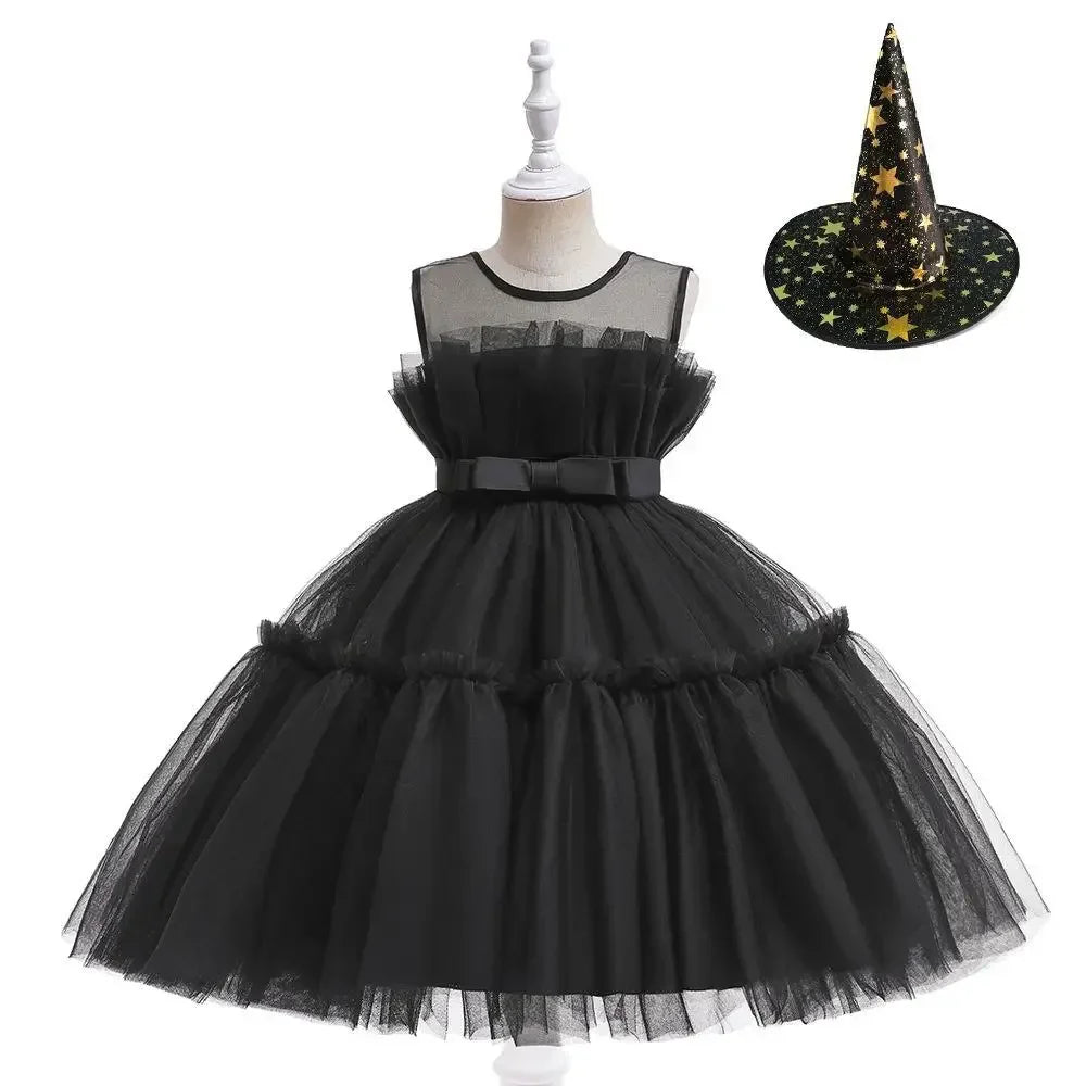 Baby Yellow Dress For Girls Kids Wedding Bridesmaid Dresses Toddler Tulle Birthday Princess Party Dress Infant Outfits Vestidos