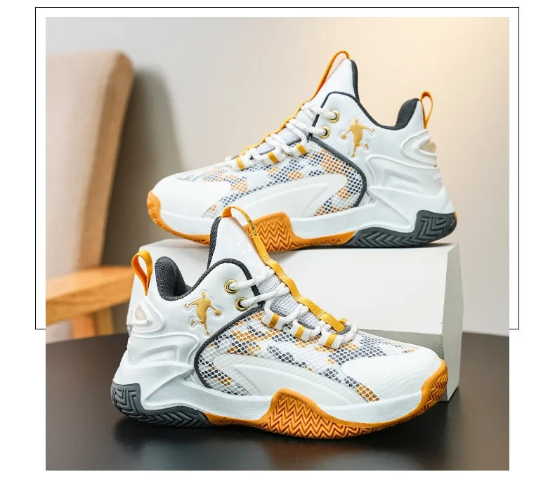 Kids Basketball Shoes Boys Sneakers Non-slip Child Trainer Basket Shoes Outdoor Children Sport Shoes Zapatillas De Deporte
