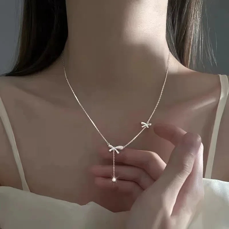 Stainless Steel Necklaces Black Exquisite Minimalist Square Pendant Choker Chains Fashion Necklace For Women Jewelry Party Gifts