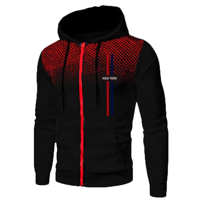 2025 Brand New Men's Tracksuit Hoodie Sweatpants Urban Casual Fashion Sportswear Autumn Winter Daily Casual Sporty Zipper Outfit