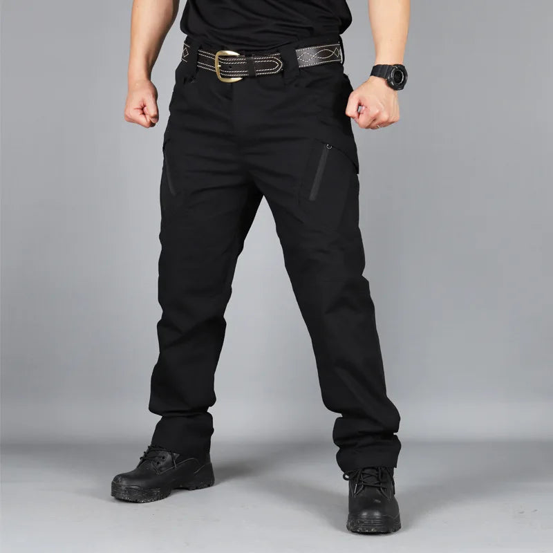 Summer Military Tactical Cargo Pants Casual Trousers Men Wear-resisting Multi-Pockets 1/2Pcs Outdoor Hiking Work Trousers Men