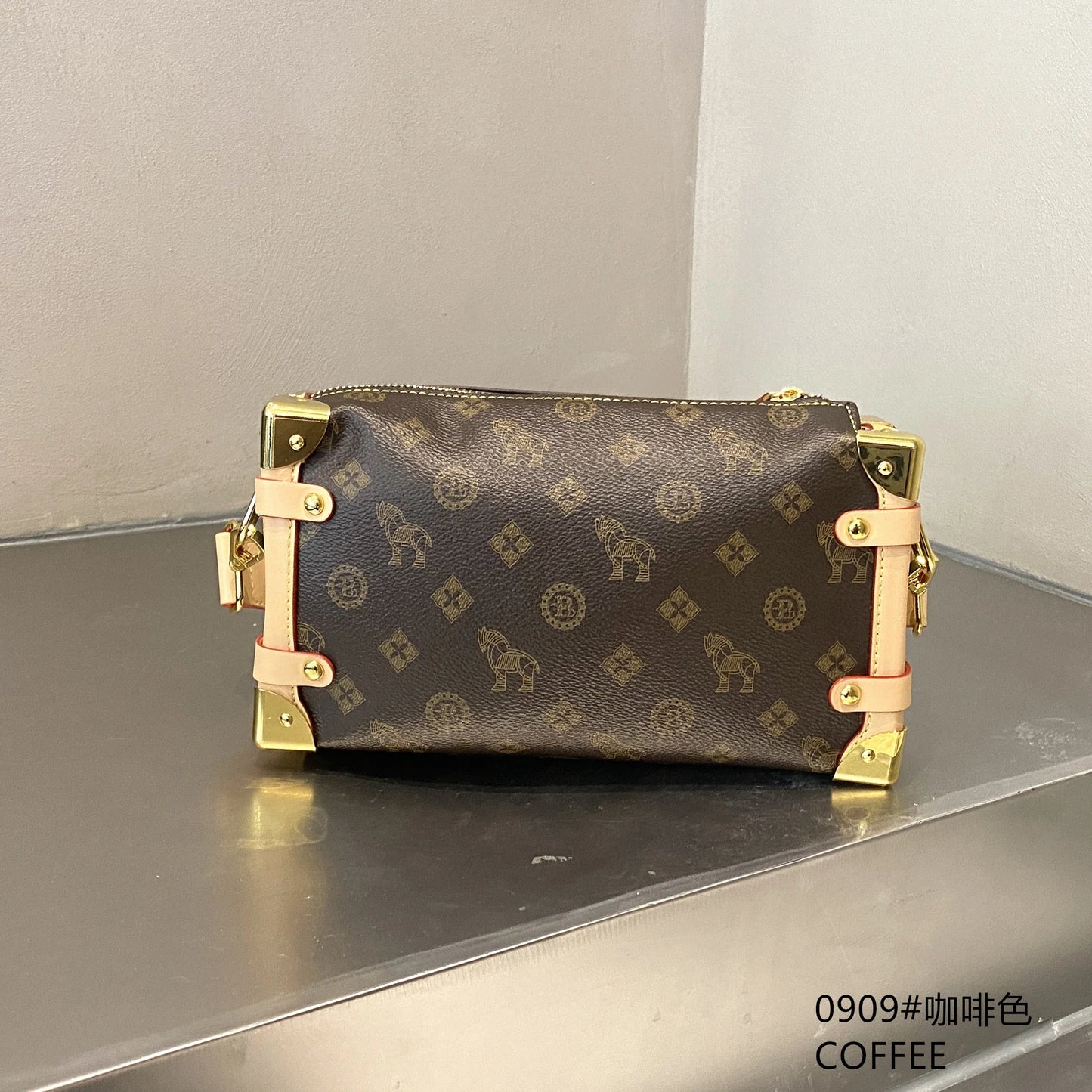 2025 Coffee Brown Crossbody Bag for Women - 可调节 Strap Shoulder Purse, Stylish Underarm Handbag, Lightweight Small Casual S