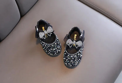 Girls Princess Shoes Children Party Dance Shoes Student Spring Autumn New Flats Kids Performance Shoes