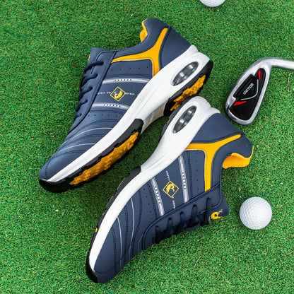 Men Golf Shoes Casual Breathable Waterproof Non-slip Golf Outdoor Training Shoes