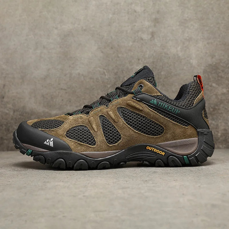 New Non-slip Wear Resistant Men‘s Outdoor Hiking Shoes Breathable Splashproof Climbing Men Sneaker Hunting Mountain Shoes