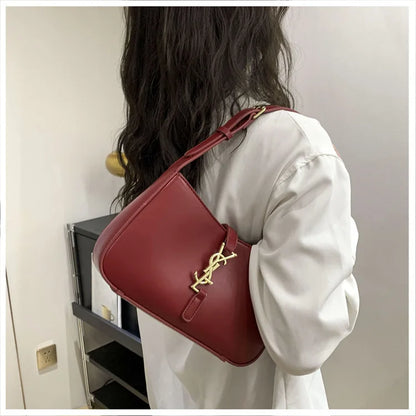 High-end small bag women's new Internet celebrity armpit bag versatile women's temperament baguette bag shoulder bag