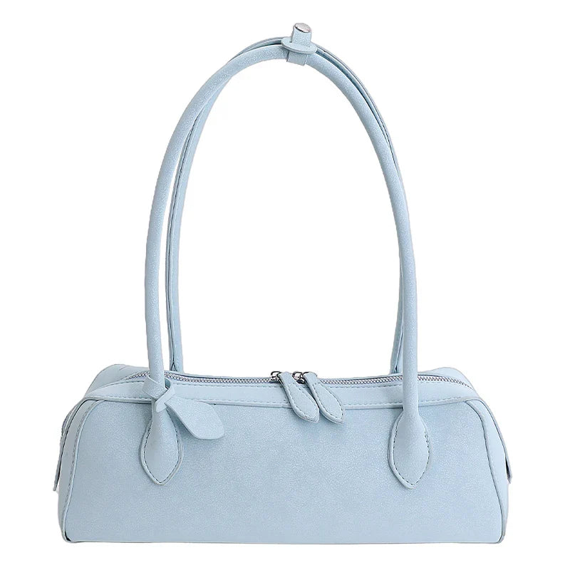 Vintage Suede Long Shoulder Bag 2026 New Women Shoulder Bag Luxury Ladies Handbag Female Commuter Shopping Underarm Bag