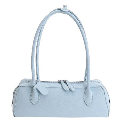 Vintage Suede Long Shoulder Bag 2026 New Women Shoulder Bag Luxury Ladies Handbag Female Commuter Shopping Underarm Bag