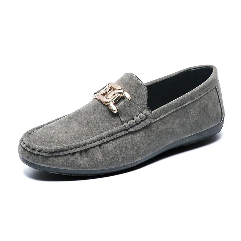 Fashion Suede Men Casual Shoes  Breathable Comfort Slip-on Mens Driving Shoes Luxury Brand Men Loafers Mens Lazy Shoes Moccasin
