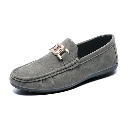 Fashion Suede Men Casual Shoes  Breathable Comfort Slip-on Mens Driving Shoes Luxury Brand Men Loafers Mens Lazy Shoes Moccasin