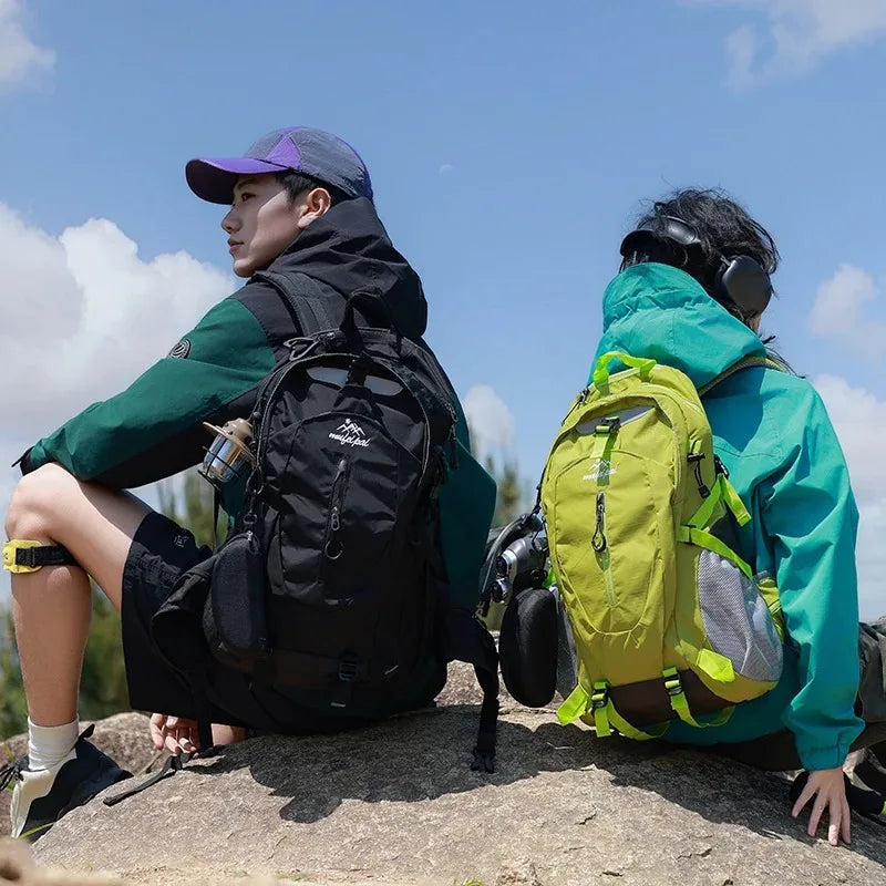 Outdoor Hiking Rucksack Backpack Mountaineering Bag for Men Women Sports Trekking Backpack Light Travel Camping